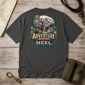 Adventure Begins at Heel - German Shepherd