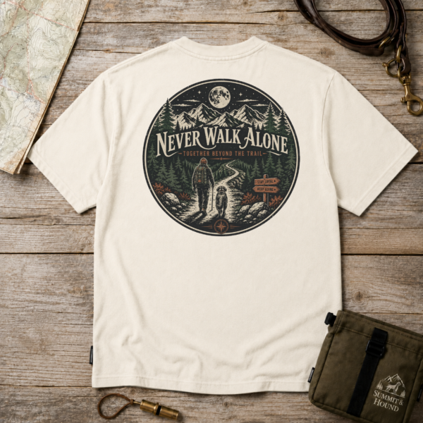 never walk alone - black lab circle never walk alone - black lab circle