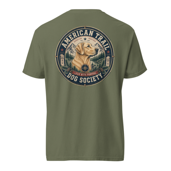 American Trail Dog - Yellow Lab Built for dog people who live by loyalty, discipline, and the pull of the trail