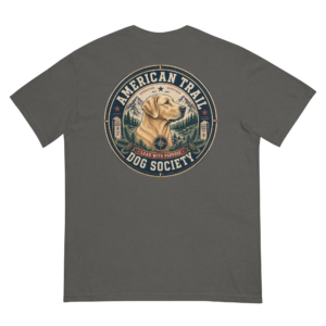 American Trail Dog - Yellow Lab Built for dog people who live by loyalty, discipline, and the pull of the trail