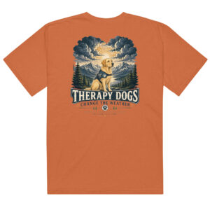 unisex-garment-dyed-heavyweight-t-shirt-yam-back-6a4237e180fcd Therapy Dogs Change The Weather